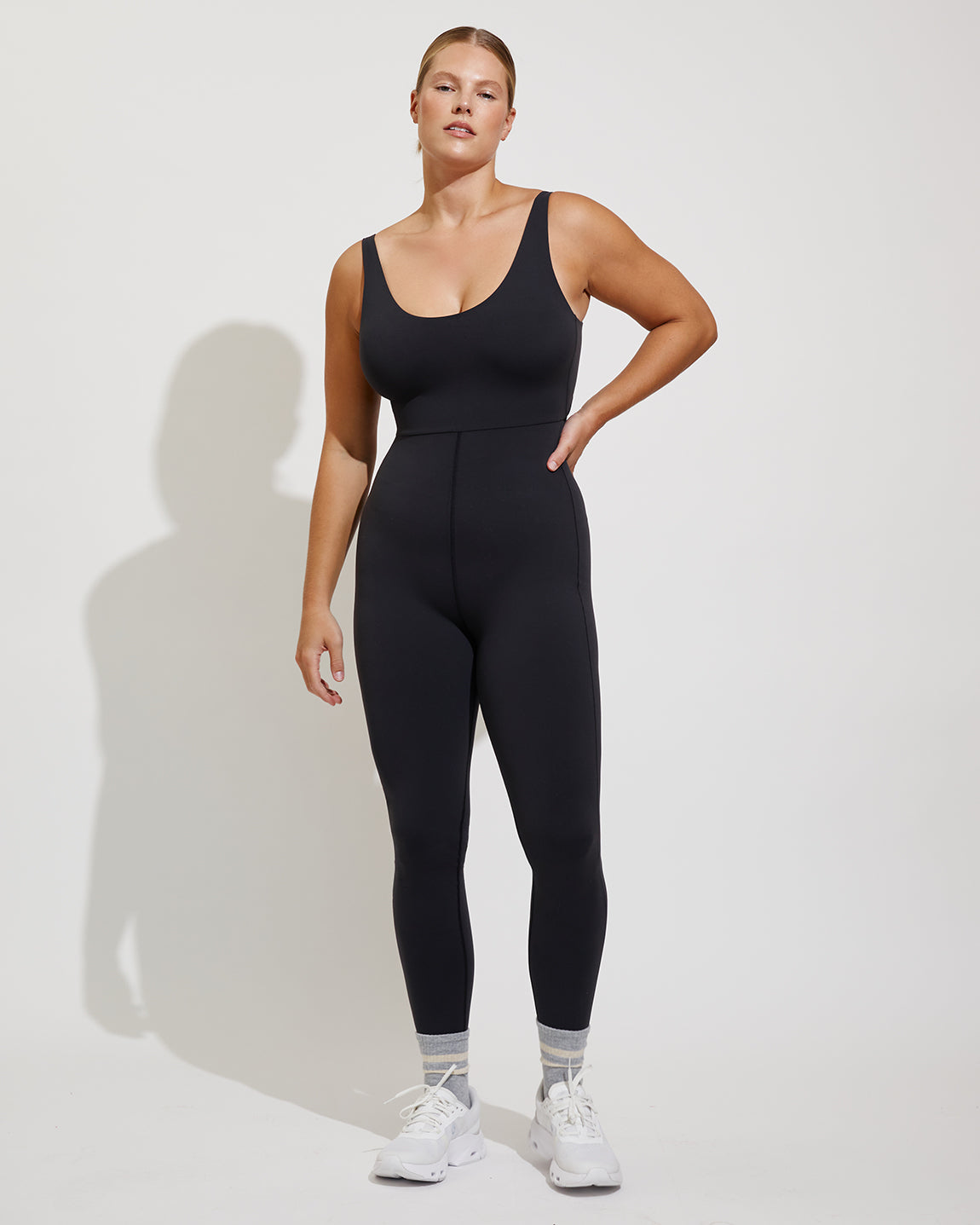 Double Scoop Playsuit 27" - Jet