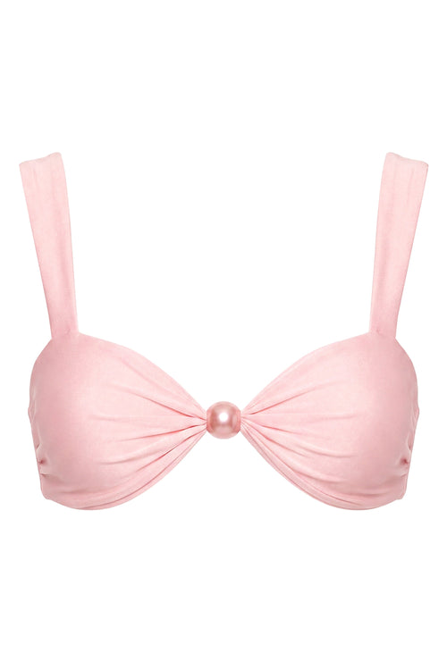 Bikini Top in Baby Pink